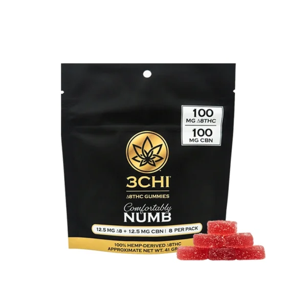 Comfortably Numb Delta 8 THC:CBN Gummies