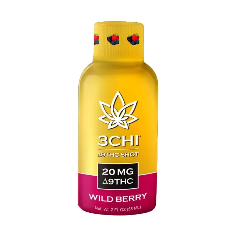 3CHI Delta 9 THC Wild Berry Shots