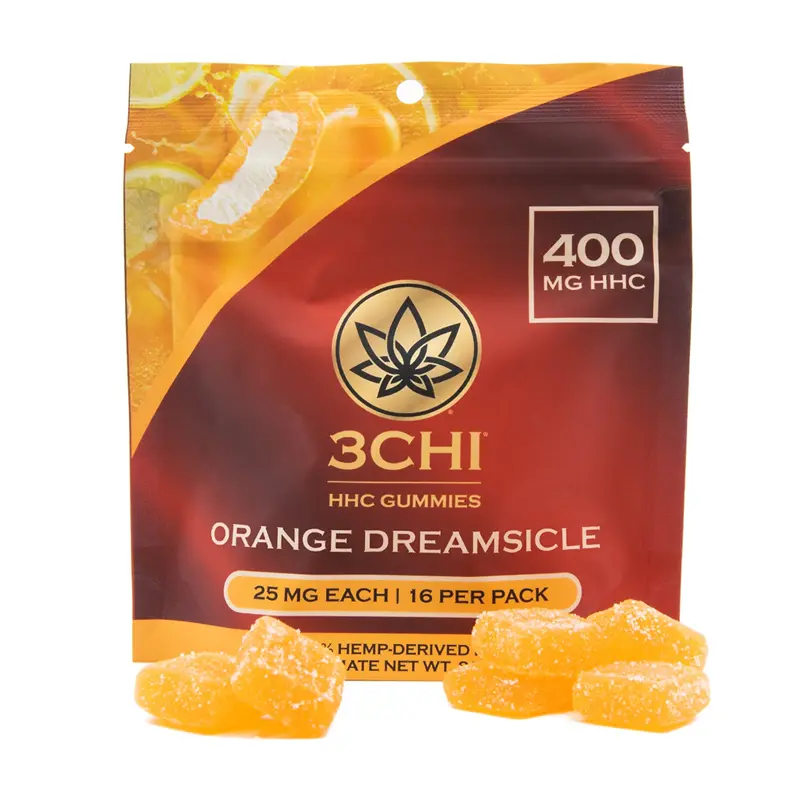 3CHI HHC Gummies Orange Dreamsicle Flavor