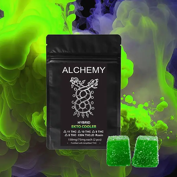 Alchemy Gummies 2 pack- 150mg (Turbo Amped D8, D9, D11, THCJD)