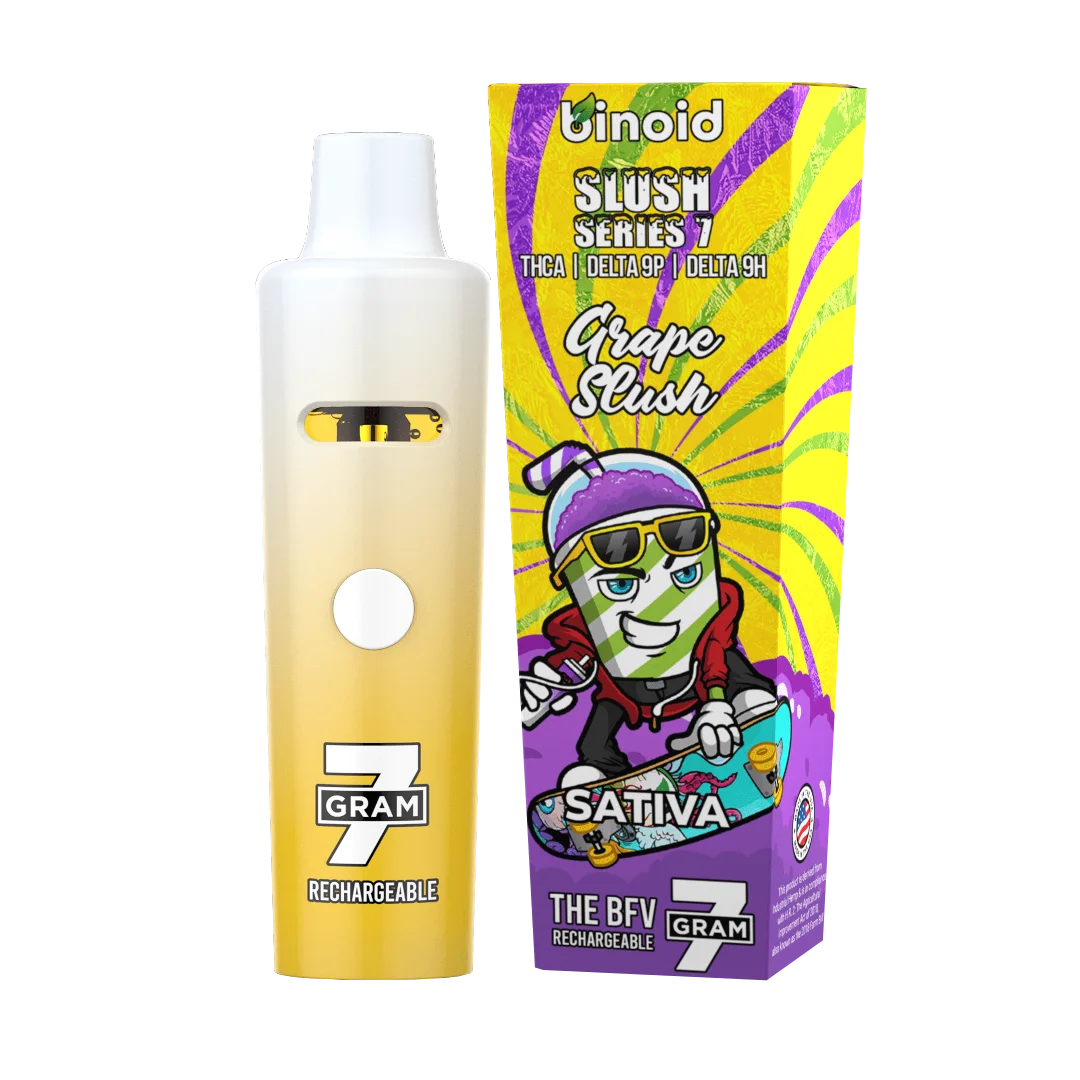 7 GRAM THCA DISPOSABLE VAPE – SLUSH SERIES