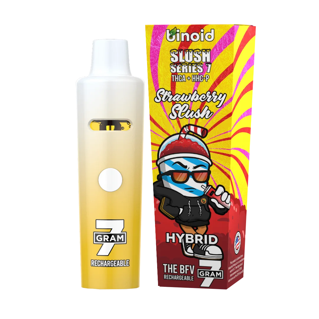 7 GRAM THCA DISPOSABLE VAPE – SLUSH SERIES