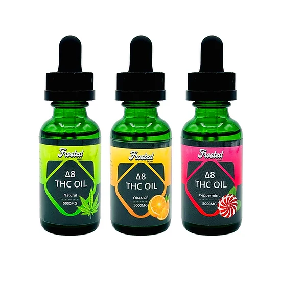 Delta 8 Tincture (5000mg)-Frosted