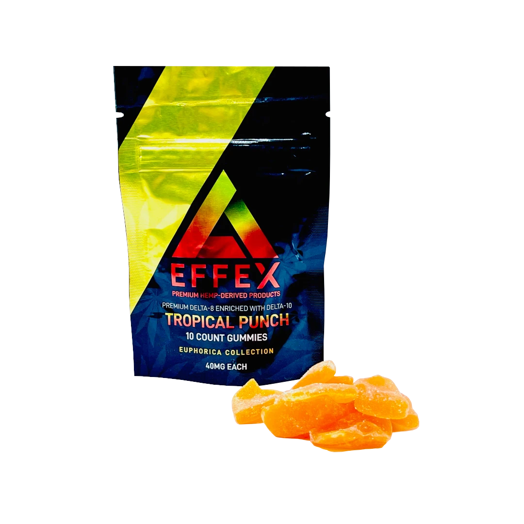 Delta 10 THC Tropical Punch Gummies