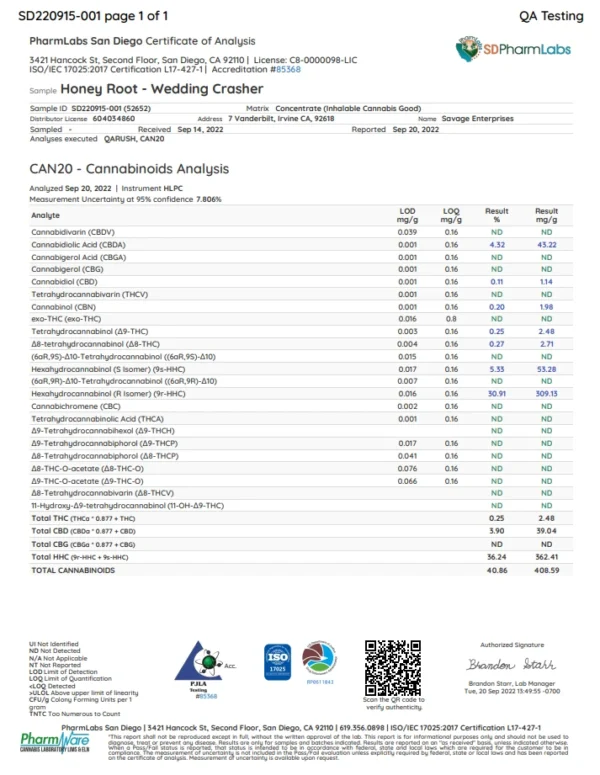 Honeyroot Extrax Cartridge (Live Resin HHC + HHC-O + HHC-P)