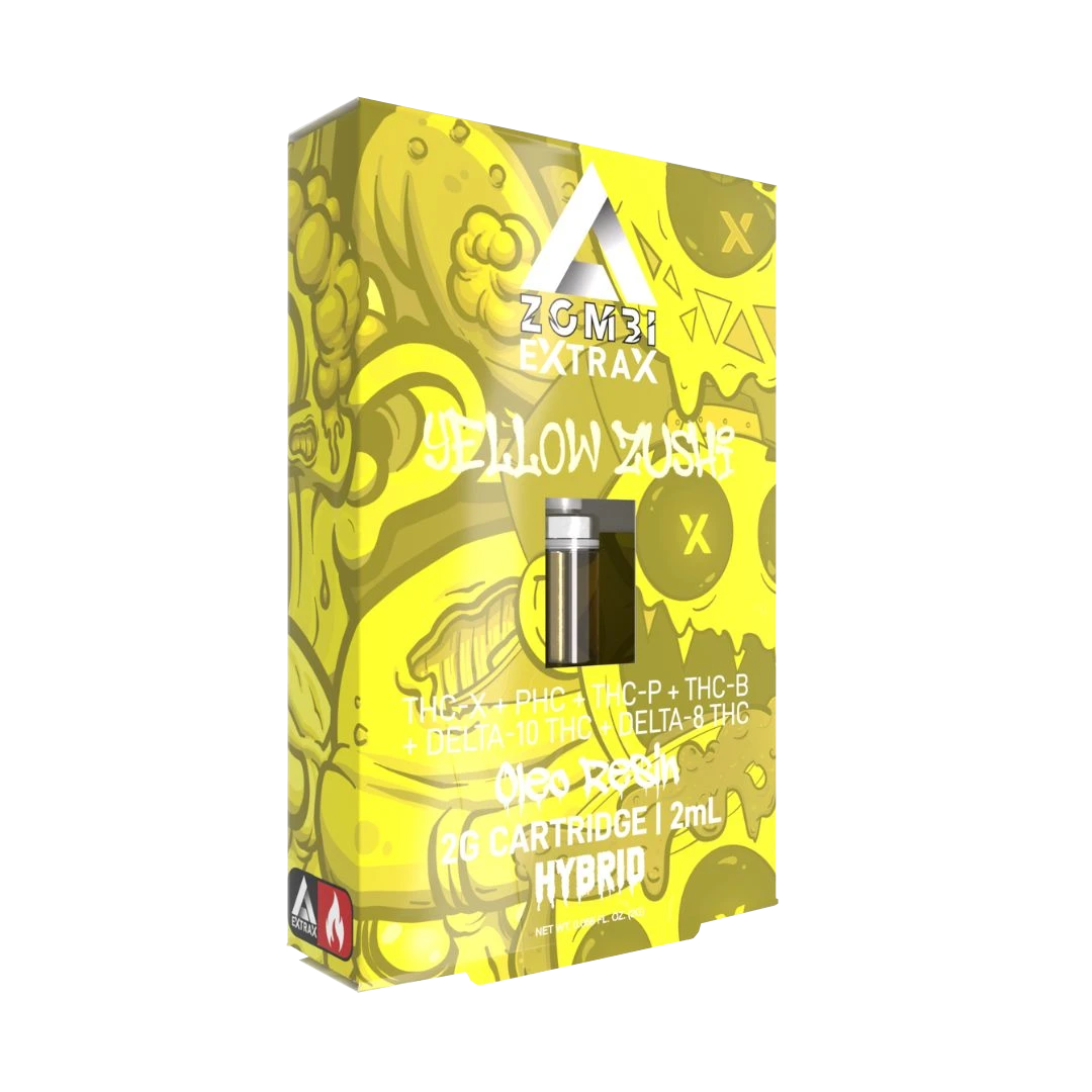 Zombi Extrax Oleo Resin Cartridge 2G (Oleo Resin, Delta 8, Delta 10, THCP, THC-B