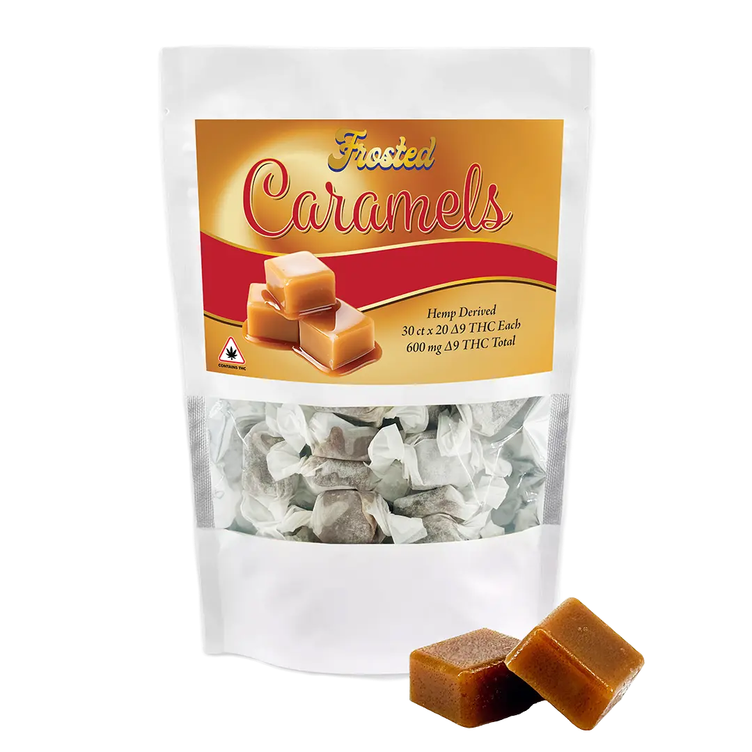 Buy Frosted Brands Delta 9 THC Caramels