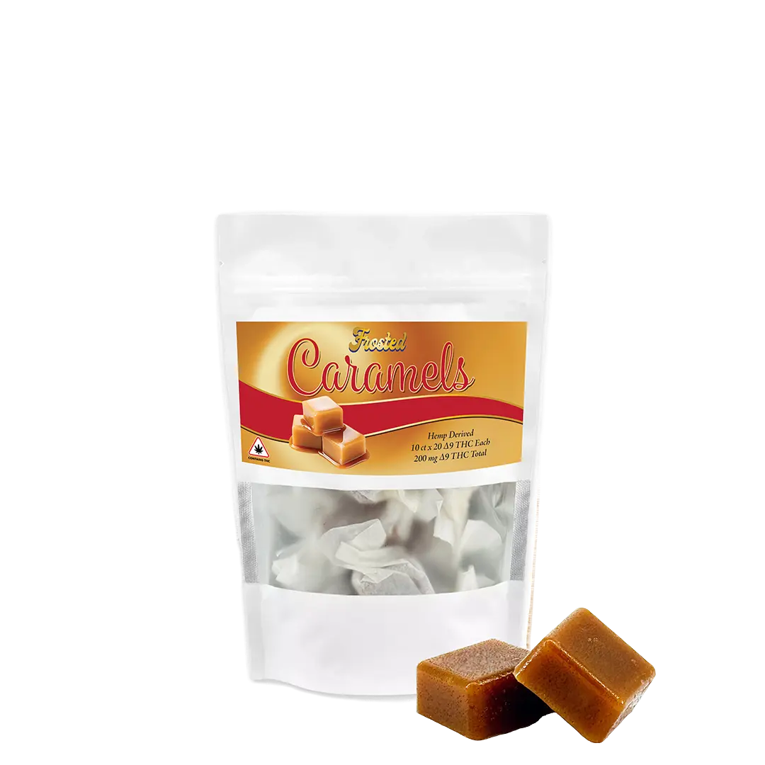 Buy Frosted Brands Delta 9 THC Caramels