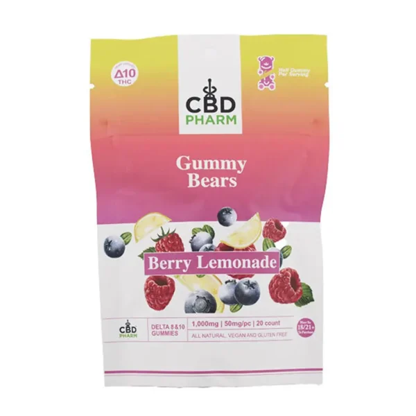 CBD Pharm Delta 8 & 10 THC Gummies (1000mg)