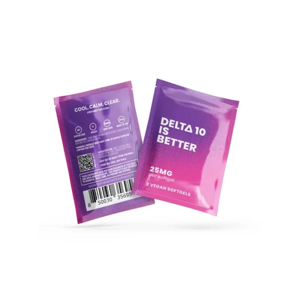 Delta 10 is Better Vegan Softgels (25mg)