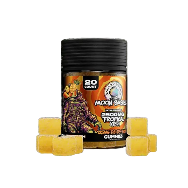 2500MG D8 + D9 + THCP Extra Strength Gummies