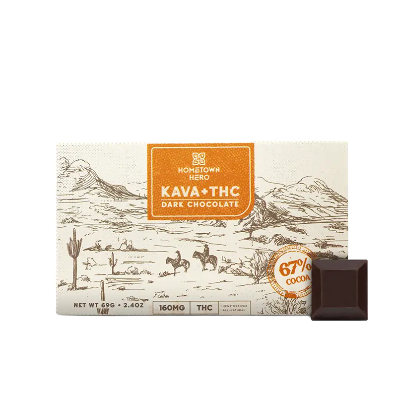 Kava + THC Dark Chocolate Bar