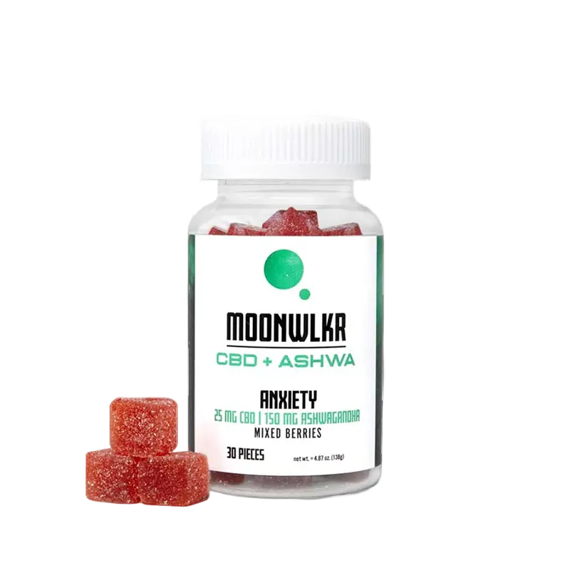 CBD:Ashwagandha Stress Relief Gummies - Mixed Berry