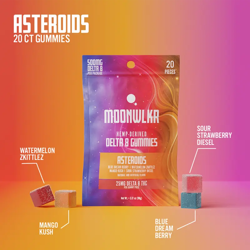 Delta-8 Gummies | Asteroids (20 ct)