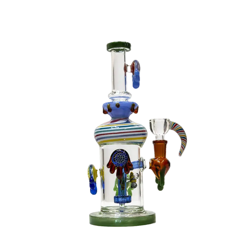 10 INCH DAB RIG WITH MULTI DESIGNED PEARLS