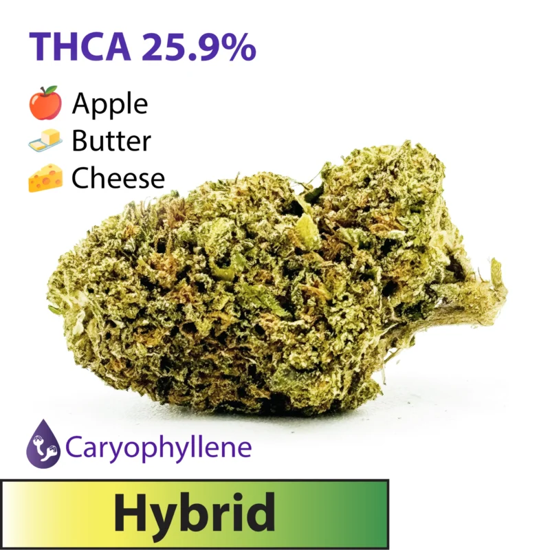 Frosted Brands Apple Fritter Hybrid THCA Flower