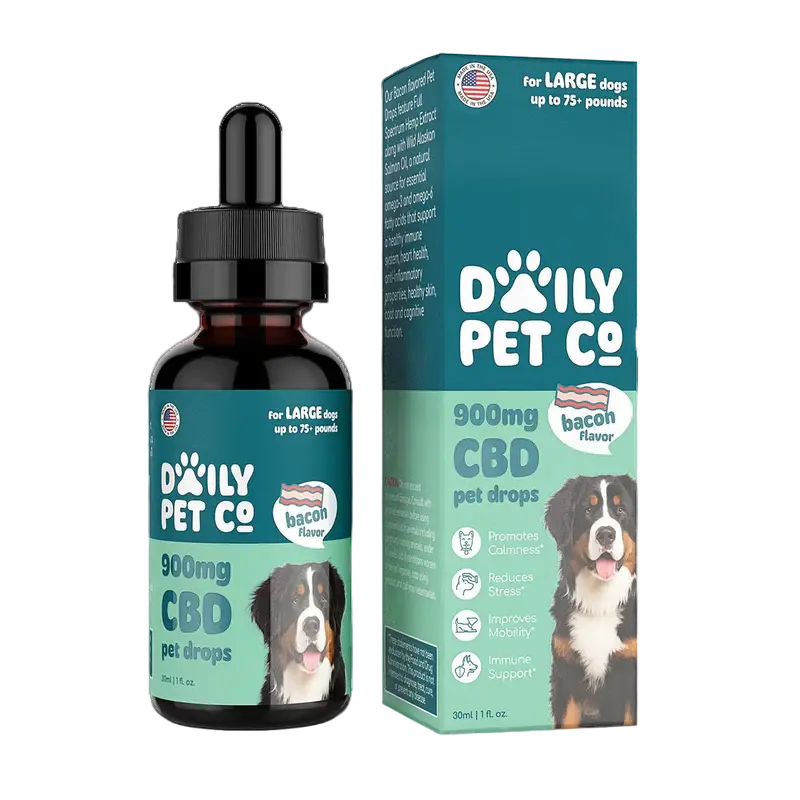 CBD Pet Drops for Dogs - Bacon Flavored