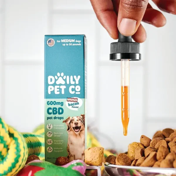 CBD Pet Drops for Dogs - Bacon Flavored