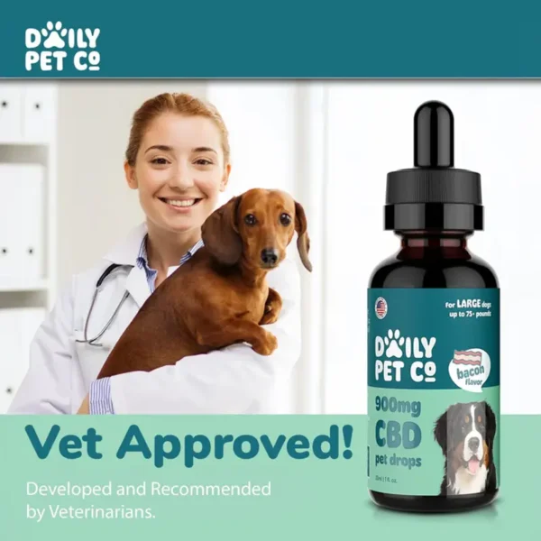 CBD Pet Drops for Dogs - Bacon Flavored