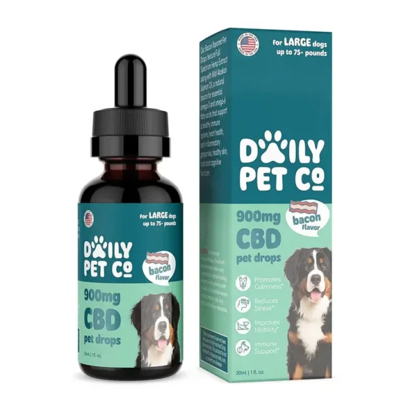 CBD Pet Drops for Dogs - Bacon Flavored