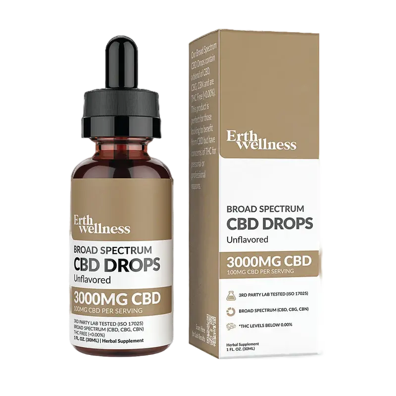 Broad Spectrum THC Free* CBD Drops