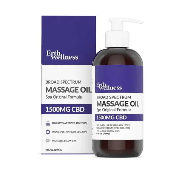 CBD Massage Oil - Spa Original - 1500 MG (THC Free)