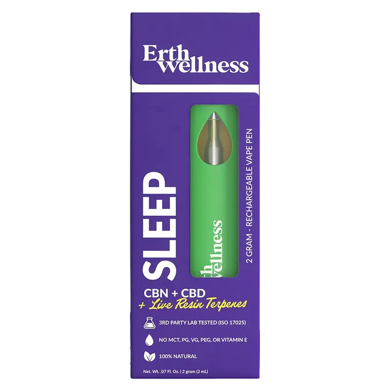 SLEEP - (CBN + CBD + Live Resin) - Rechargeable Vape Pen - 2 Grams