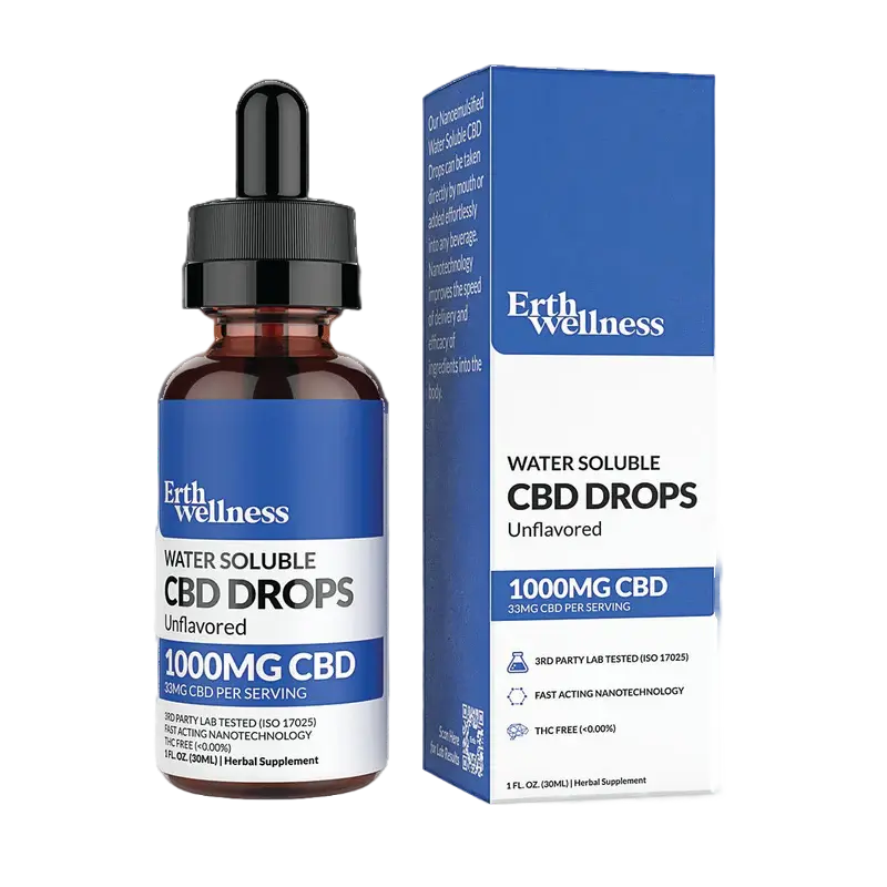 Water Soluble CBD Tincture - Unflavored - THC Free