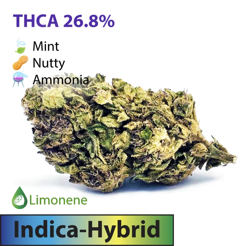 Frosted Brands Gush Mints Indica Dominant Hybrid THCA Flower