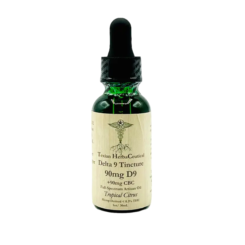 Hemp-Derived Delta 9 THC/ CBC Tincture 90mg/90mg