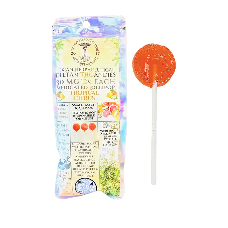 DELTA 9 THC LOLLIPOPS 30 mg