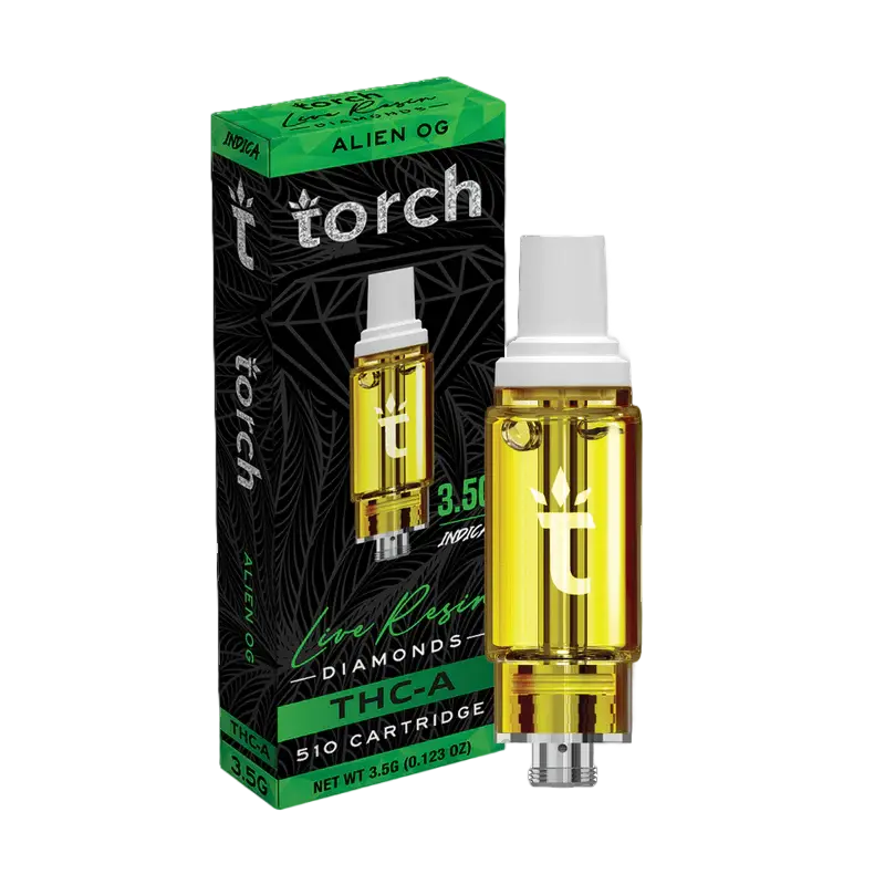 TORCH THC-A LIVE RESIN DIAMONDS 510 CARTRIDGE 3.5G