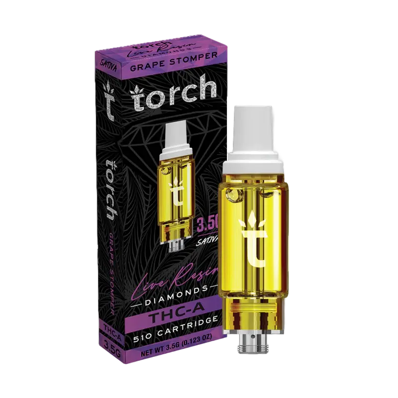 TORCH THC-A LIVE RESIN DIAMONDS 510 CARTRIDGE 3.5G