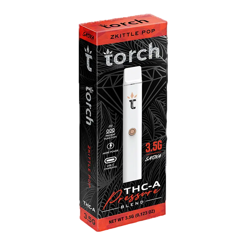 TORCH - Pressure THCA Blend Disposable Vape - 3.5 grams.