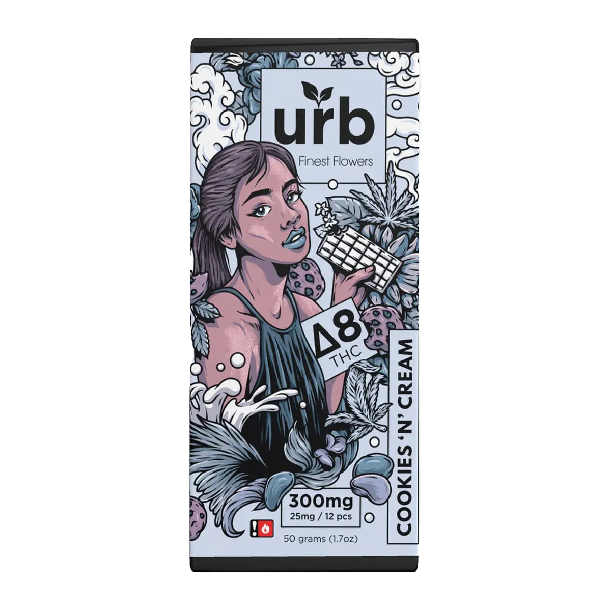 Urb Delta 8 THC Chocolate Bar 300mg