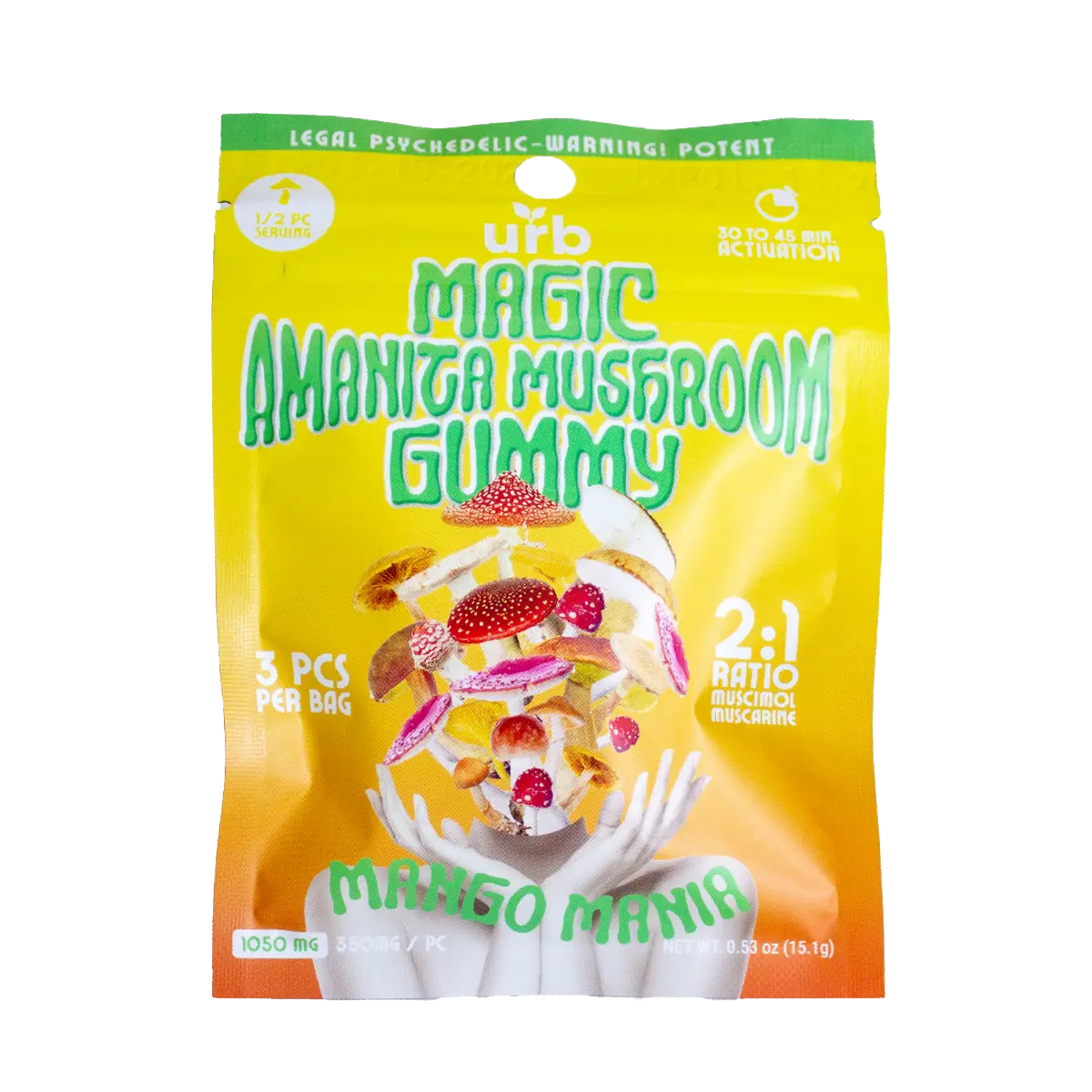 Magic Amanita Mushroom Watermelon Gummy (3-pak)