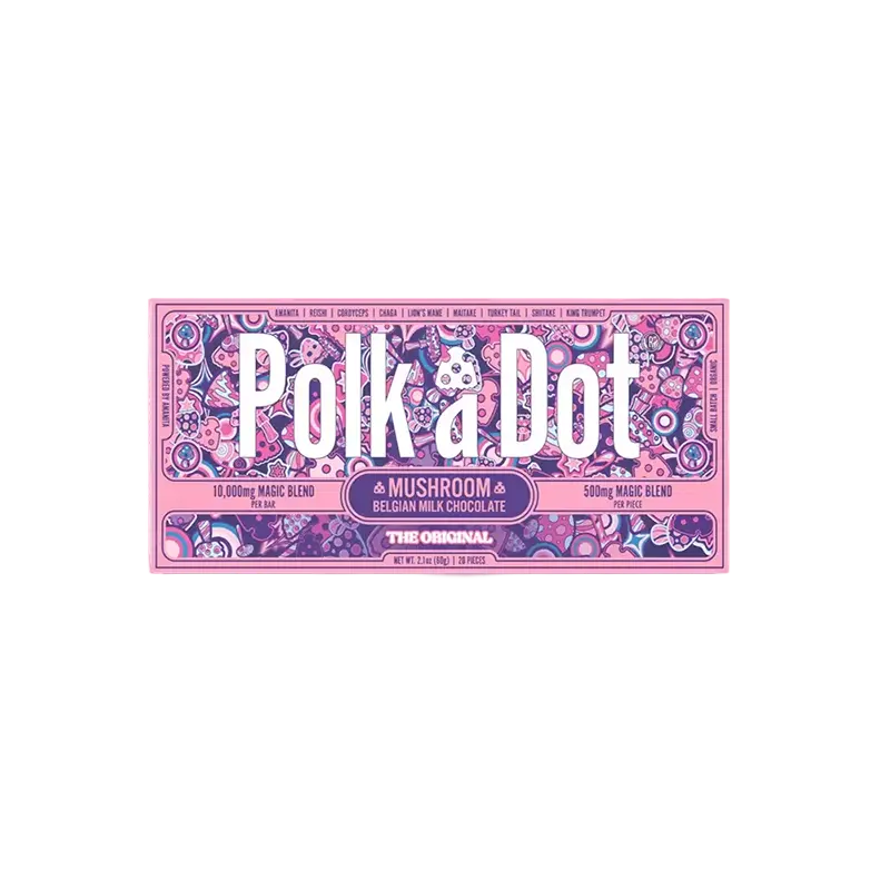 Polk A Dot Mushroom Chocolate Bar 10000MG