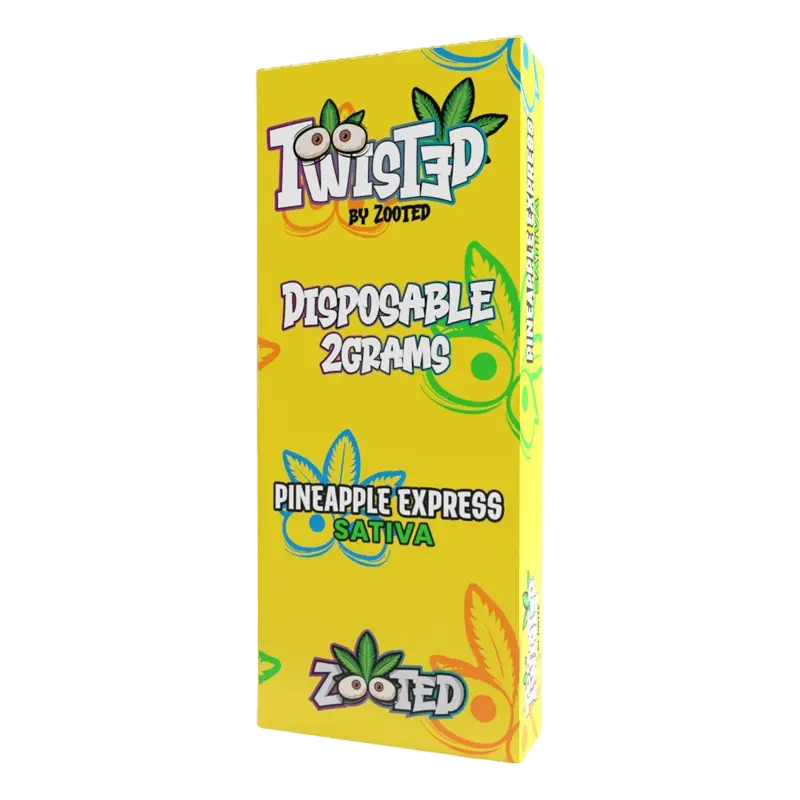 Twisted - Disposable 2grams (D8 Live Resin, HHC, THC 0, THC P, THC B)