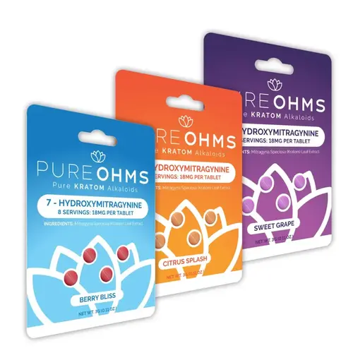 Pure Ohms 7-Hydroxymitragynine Tablets - 18mg