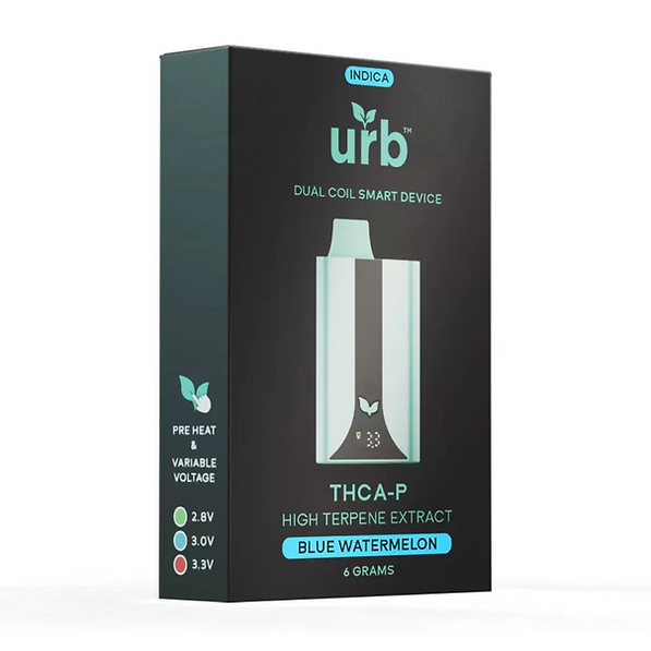 Urb - THCA-P Disposable - Dual Coil Smart Device 6g