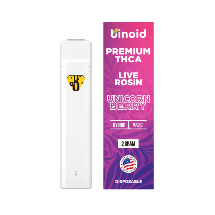 Binoid Premium THCA Live Rosin Disposable Vape - Unicorn Berry