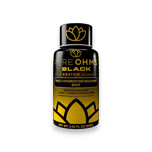 Pure Ohms Black 7-hydroxymitragynine Shot - 60ml