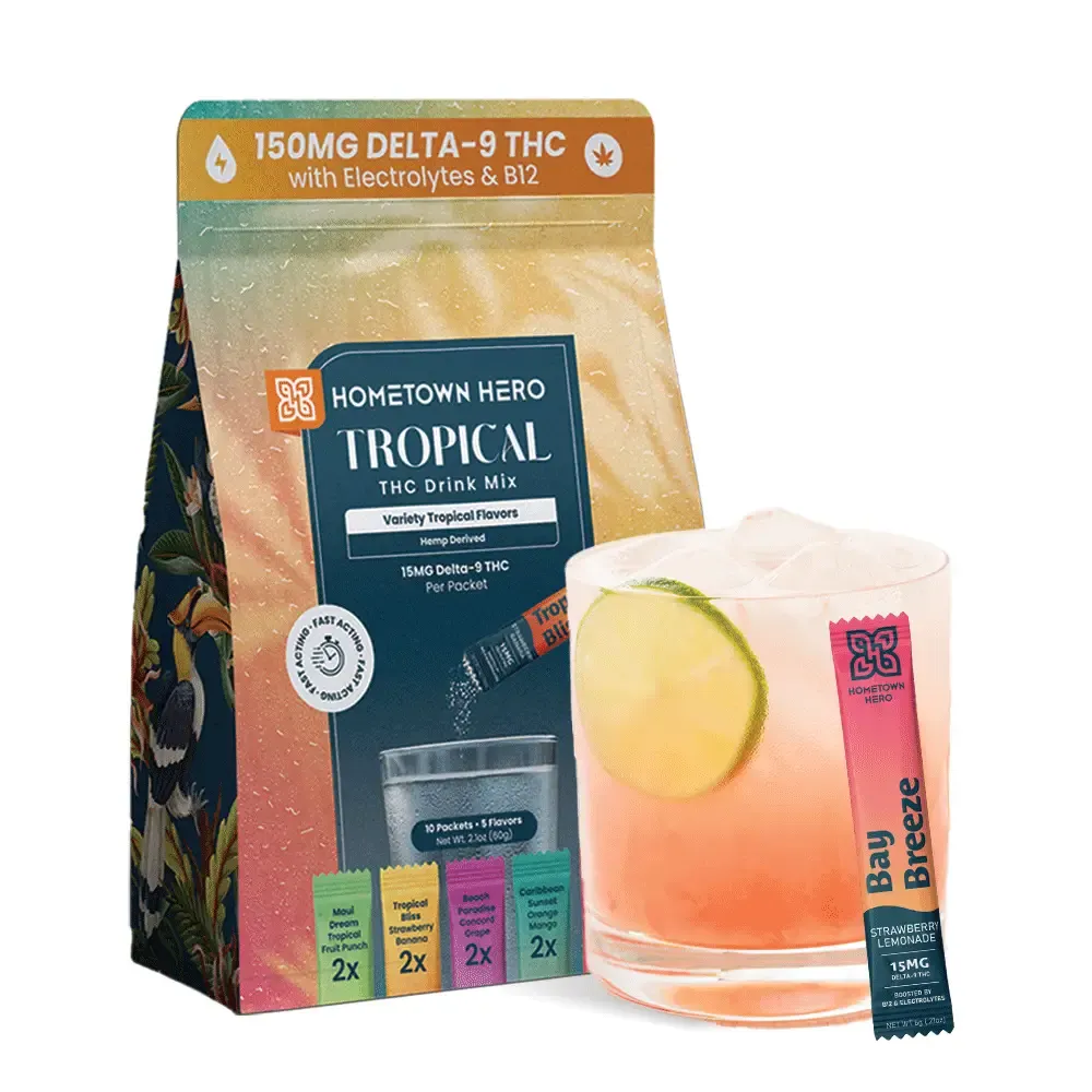 Hometown Hero Tropical THC Drink Mix