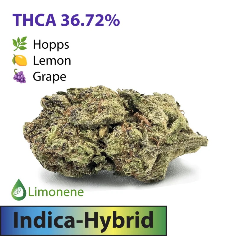 Frosted Brands Purple Tesla Indica Dominant Hybrid THCA Flower