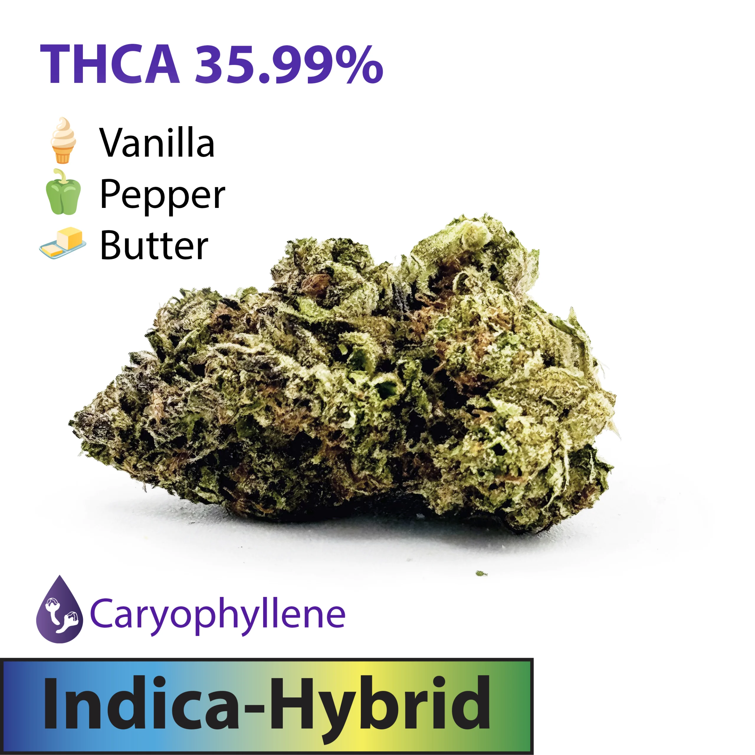 Frosted Brands Ice Cream Cake Indica THC-A Flower