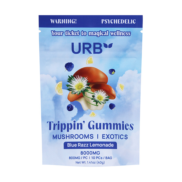 URB Trippin’ Mushroom Gummies | (10ct) 8000mg