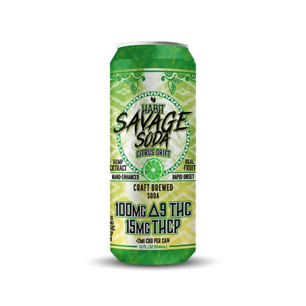 Delta 9 THC & THCP Hemp Soda – Savage Edition – Citrus Drift