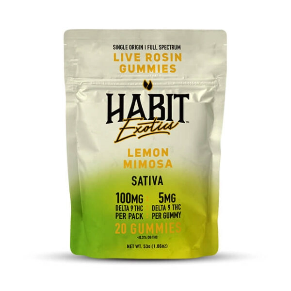 Habit Exotics Delta 9 THC Live Rosin Gummy