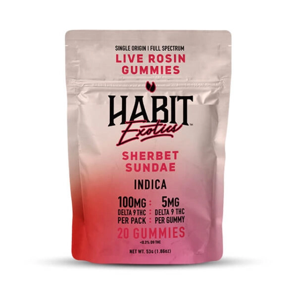 Habit Exotics Delta 9 THC Live Rosin Gummy