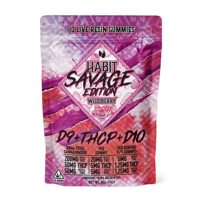 Savage D9 THC + THCP + D10 Gummies